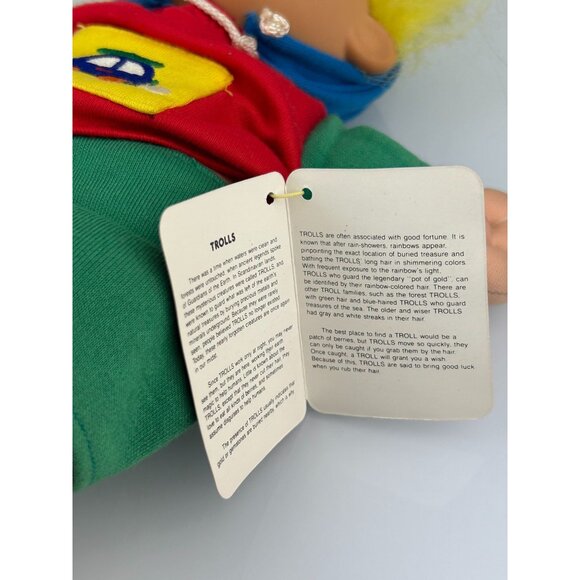Troll Kidz "Buster" by Russ Stuffed w/ Tags Hoodie Vintage Toy Collectible Doll - Picture 11 of 16